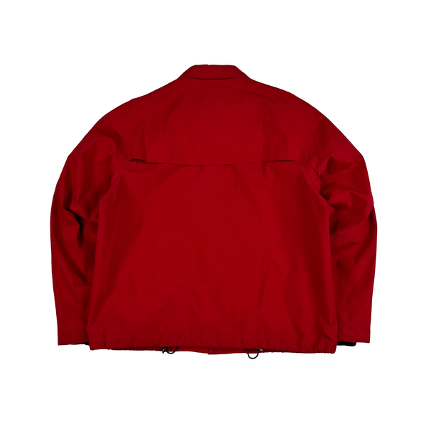 Prada Red Goretex Tab Zipped Parka Jacket - Small