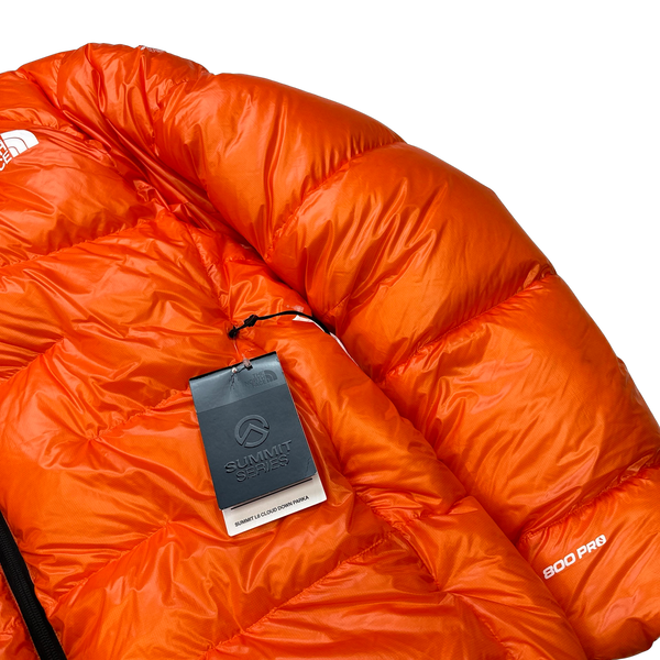 North Face Orange Summit L6 Cloud Down Parka Puffer Jacket - Medium
