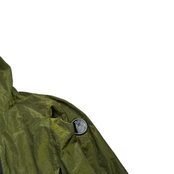 CP Company P.Ri.S.M Green Prismatic Ripstop Membrane Hooded Jacket - Medium