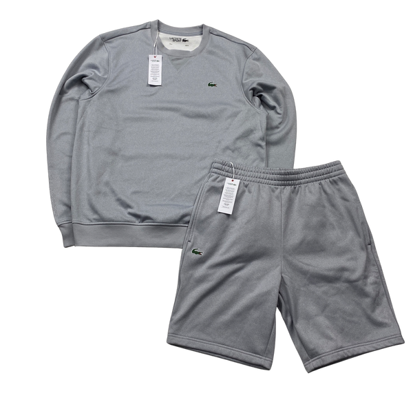 Lacoste Grey Reflective Shorts Set - Medium