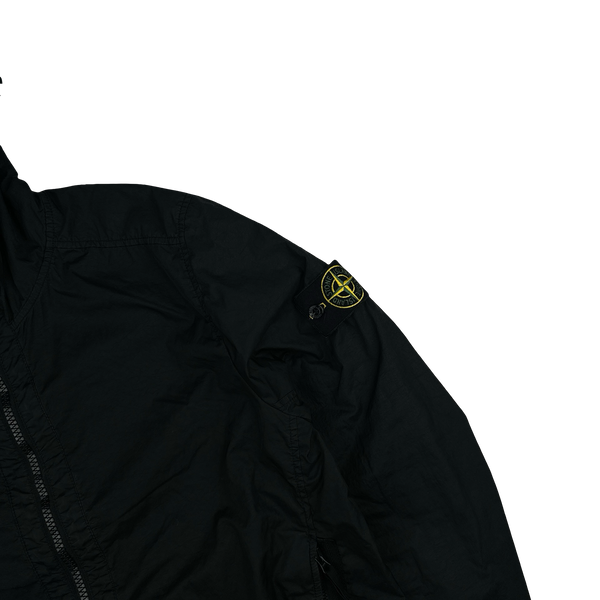 Stone Island 2017 Black Membrana 3L TC Rain Jacket - Large