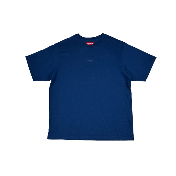 Supreme Blue Spellout Crewneck T Shirt - Large