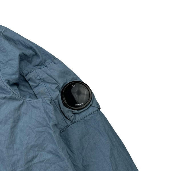CP Company Light Blue Windbreaker Jacket - Large