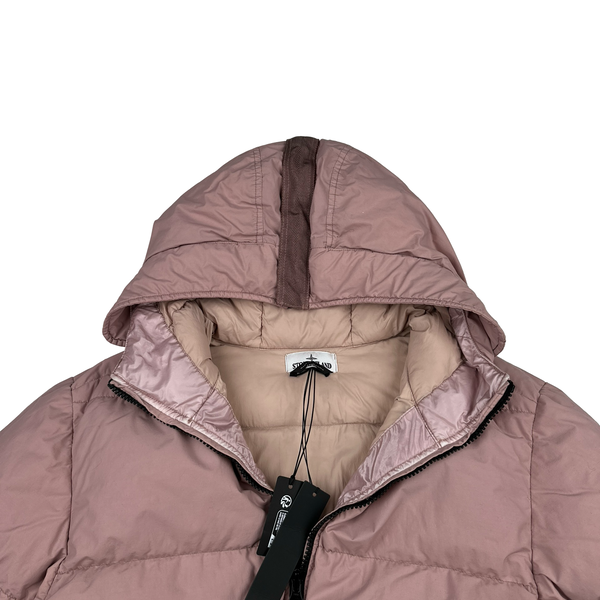 Stone Island 2022 Pink Naslan Light Watro Down TC Puffer - XL