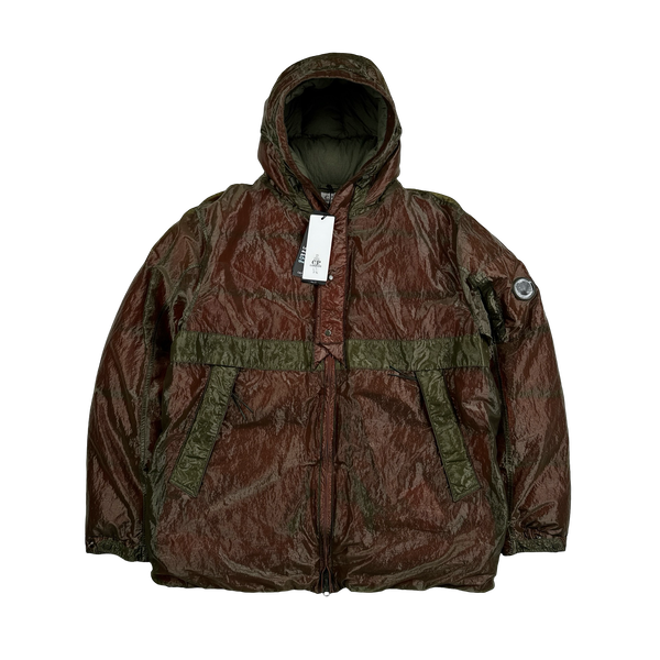 CP Company Burgundy Kan D Down Filled Jacket - XL