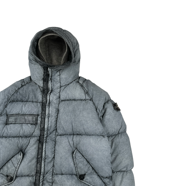 Stone Island 2017 Tela Nylon Down Dust Frost Puffer - Medium