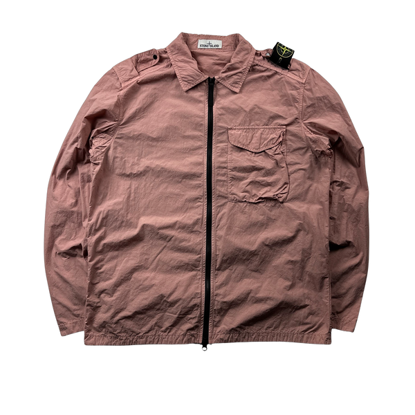 Stone Island 2021 Naslan Light Pink Overshirt - Large