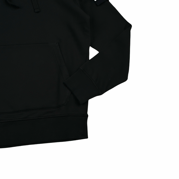 Stone Island 2020 Black Cotton Pullover Hoodie - Small