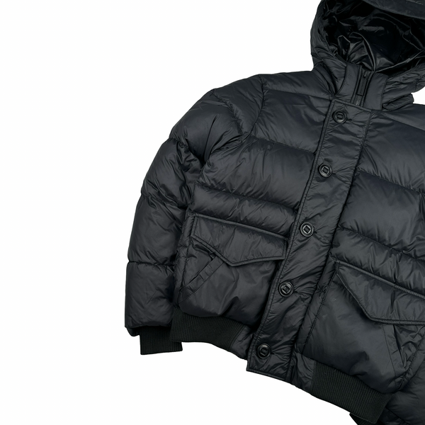 Canada Goose Ventoux Black Down Hooded Jacket - Small