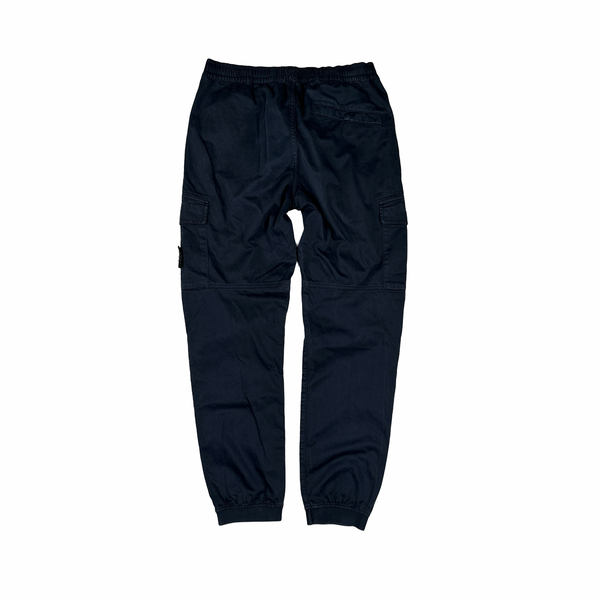 Stone Island 2020 Re T Navy Cargo Trousers - Medium