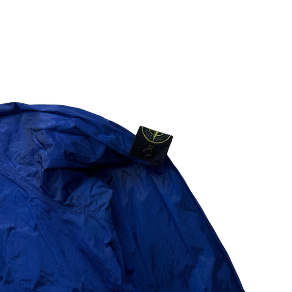 Stone Island Vintage 2005 Blue Nylon Metal Shimmer Jacket - Large