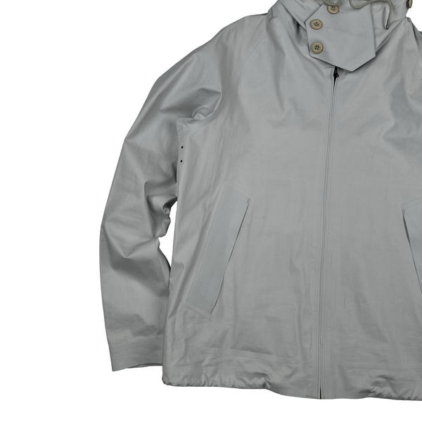 Ten C Lightweight Buttoned Neck Anorak Cotton Jacket - Large