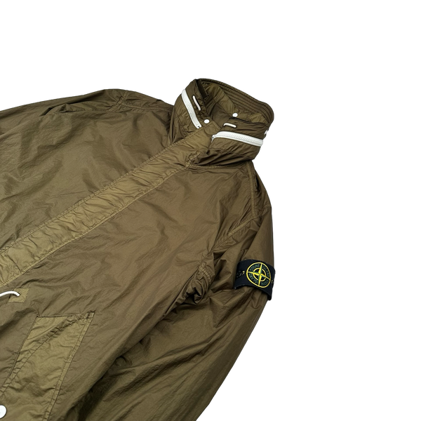 Stone Island 2013 Khaki Membrana TC Parka Jacket - Medium