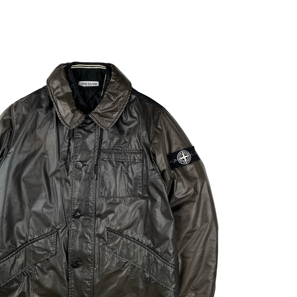 Stone Island 2011 Brown Colour Change Ice Jacket - Large
