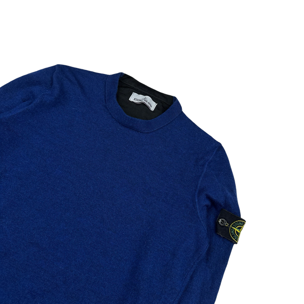 Stone Island 2015 Blue Crewneck Knit Jumper - XS