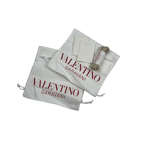 Valentino Easyjog Beige Trainers - UK 9.5
