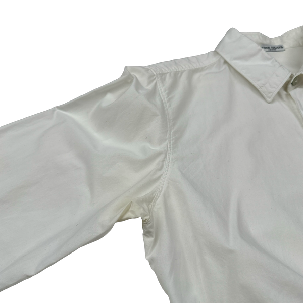 Stone Island 2009 White Cotton Shirt - Small