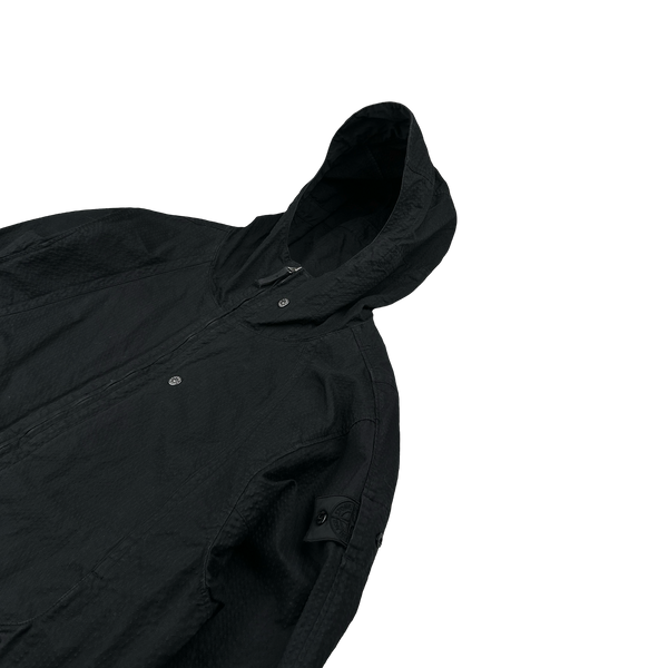 Stone Island 2023 Black CO NY Ripstop TC Jacket - Large