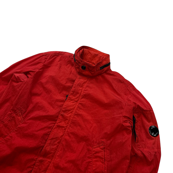 CP Company Red Chrome Nylon Zipped Jacket - XL