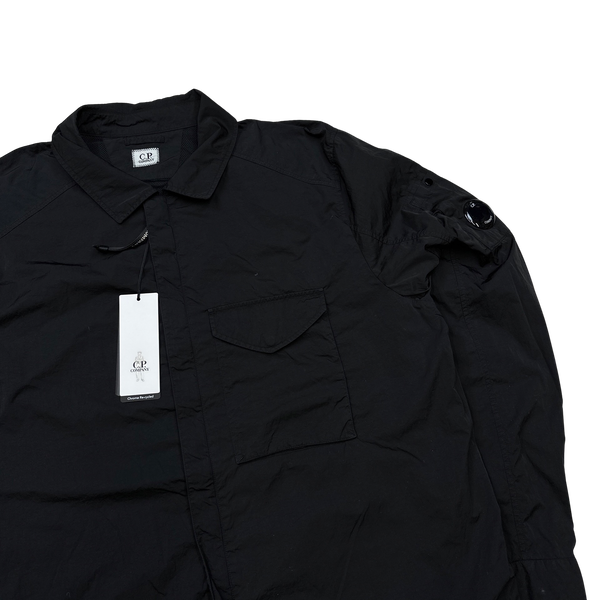 CP Company Black Chrome R Nylon Zipped Jacket - XXL