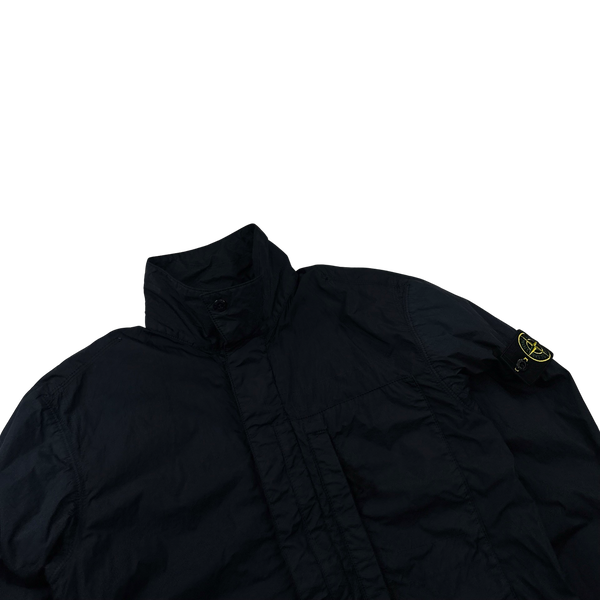 Stone Island Navy Garment Dyed Crinkle NY Jacket - Small