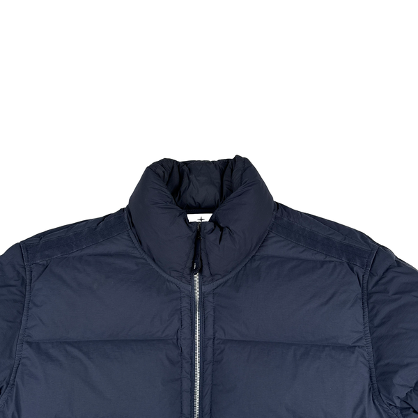Stone Island 2023 Navy Seamless Tunnel Nylon Down TC Jacket - XL