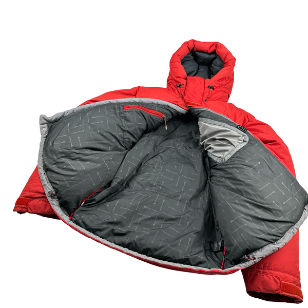 North Face Red Summit Series 700 Down Hooded Puffer Jacket - Medium