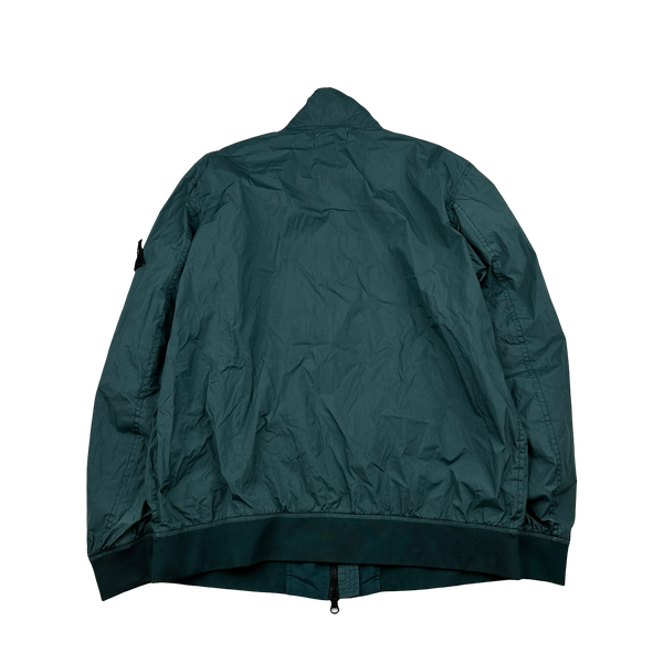 Stone Island 2023 Sea Green Garment Dyed Crinkle Reps Jacket - XL