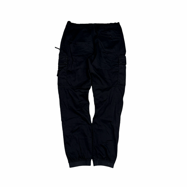 Stone Island 2024 Black RE-T Fit Cargos - 34"