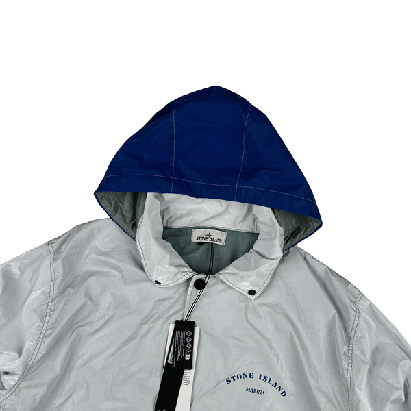 Stone Island Nylon Metal Reflective Marina Jacket - Large