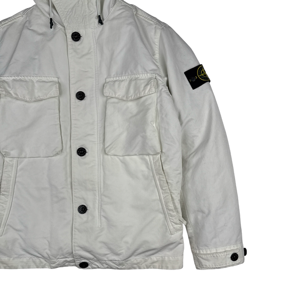 Stone Island Off White David TC Dutch Rope Down Lined Winter Jacket - Medium