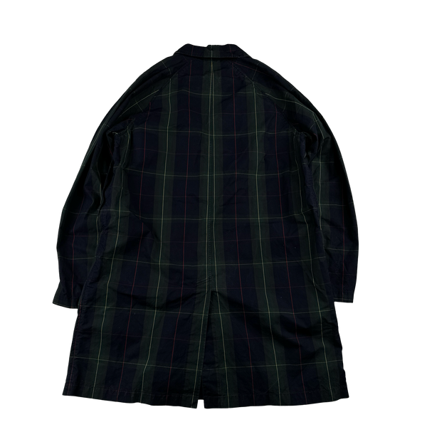 Ralph Lauren Plaid Cotton Long Jacket - Medium