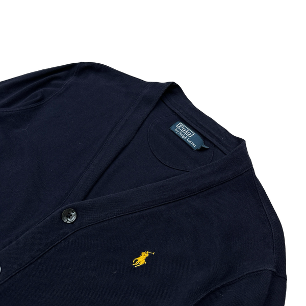 Ralph Lauren Polo Navy Buttoned Cardigan - Medium