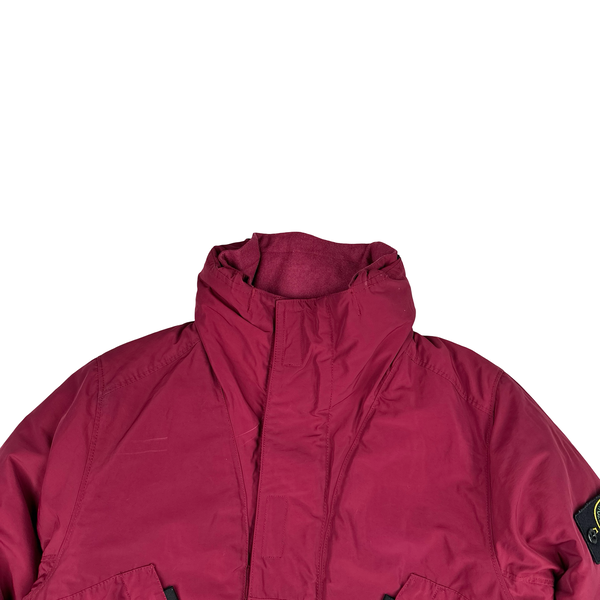 Stone Island 2018 Burgundy Micro Reps Primaloft Lined Jacket - Small