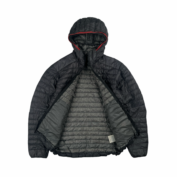 Arcteryx Black Cerium SL Down Filled Zipped Hooded Jacket - Small