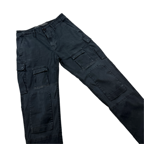 Stone Island 2022 Carpenter Style Charcoal Cargos - 28"