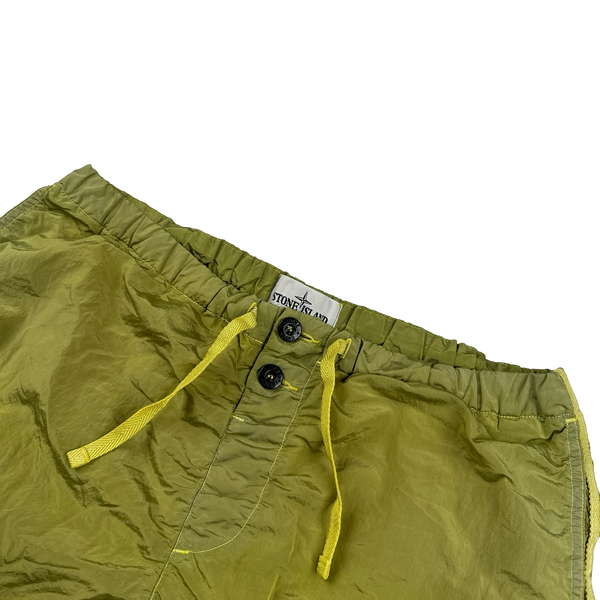 Stone Island 2019 Green Nylon Metal Swim Shorts - Medium