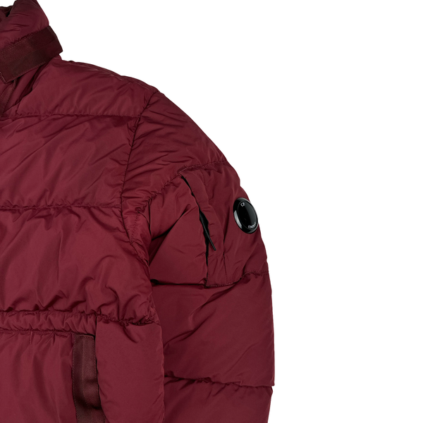 CP Company Marron Down Filled Nycra R Puffer Jacket - Large