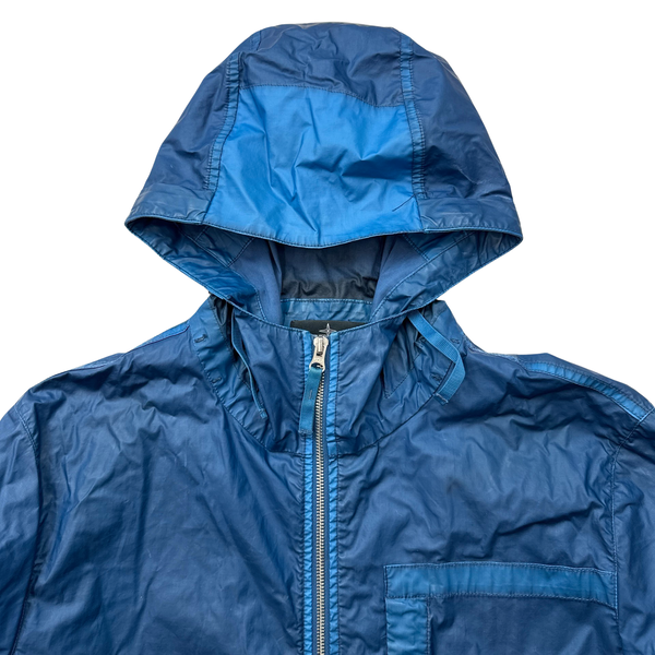 Stone Island Shadow Project Blue Mussola Gommata Parka Cobalt - Large