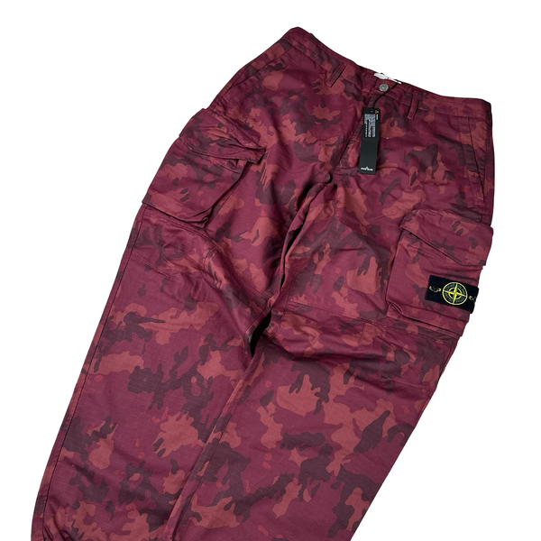 Stone Island x Supreme 2022 Ice Camo Cargo Trousers - 36"