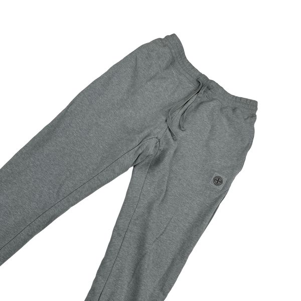 Stone Island 2015 Grey Spellout Patch Hoodie Tracksuit - Medium