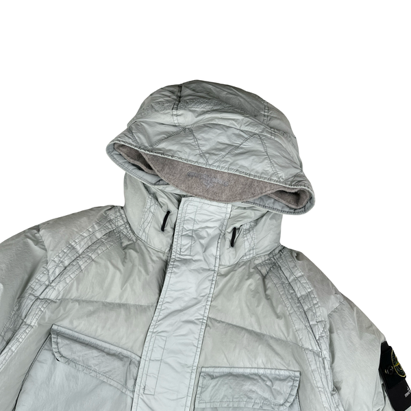 Stone Island 2022 Garment Dyed Crinkle Reps R-NY Down TC Puffer - Medium