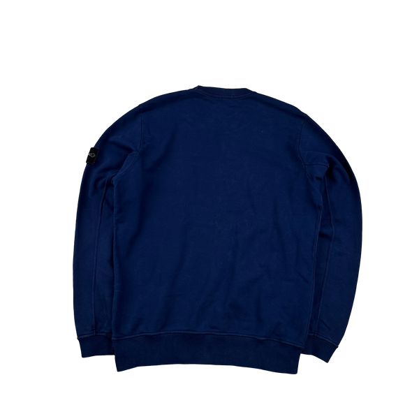 Stone Island 2016 Navy Blue Crewneck Sweatshirt - XL