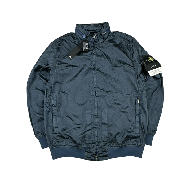 Stone Island 2023 Econyl Blue Regenerated Nylon Metal Jacket - XL