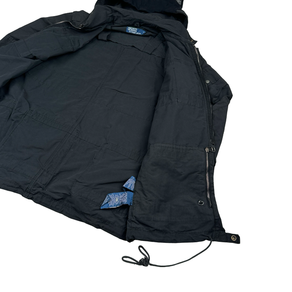 Ralph Lauren Multi Pocket Mesh Face Covering Cotton Jacket - Medium