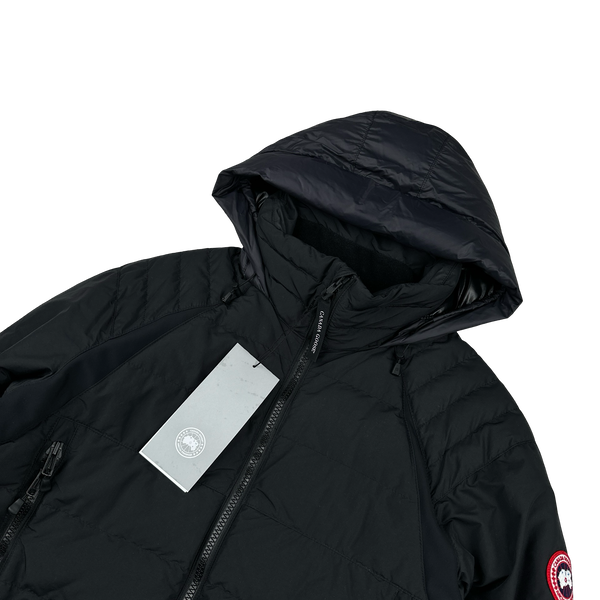 Canada Goose Black Premium Down Hybridge Base Puffer Jacket - Medium