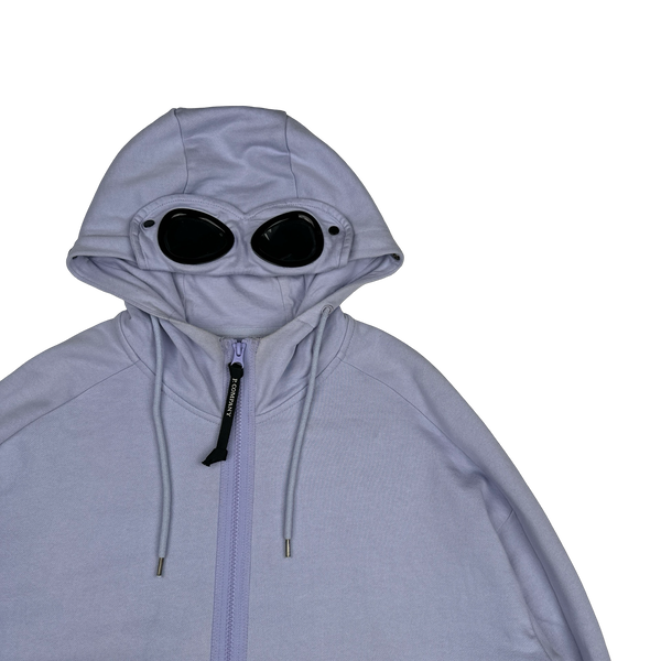 CP Company Lilac Cotton Goggle Hoodie - XL