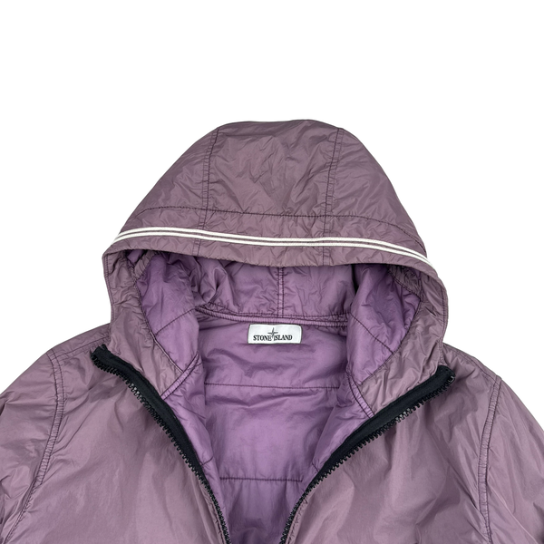 Stone Island 2020 Lavender Garment Dyed Primaloft TC Jacket - XL
