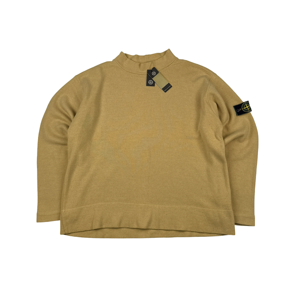 Stone Island 1998 Mock Neck Wool Jumper - XL