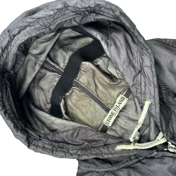 Stone Island 2008 Charcoal Hyper Light Mesh Badge Jacket - XL